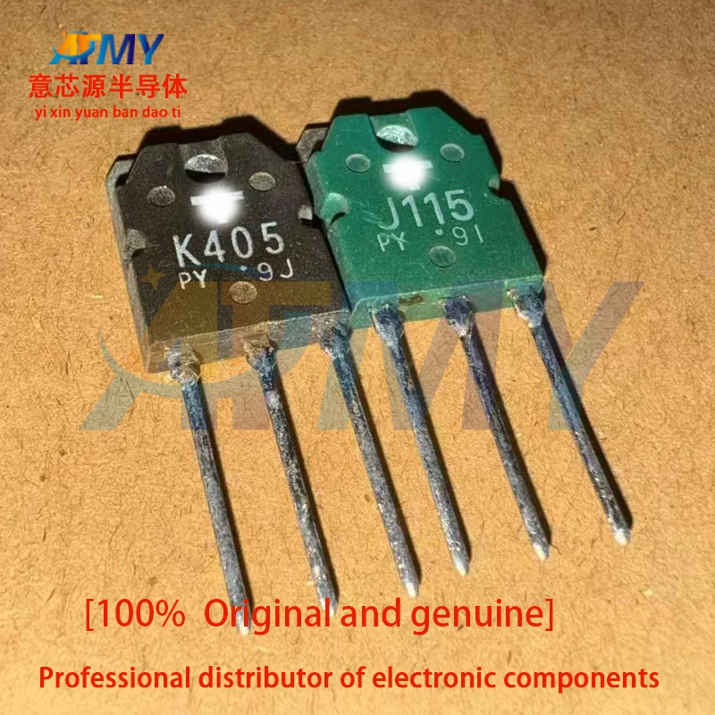 1piece K405 J115 2SK405 2SJ115 High-Power Audio Transistor Pair
1piece K405 J115 2SK405 2SJ115 High-Power Audio Transistor Pair