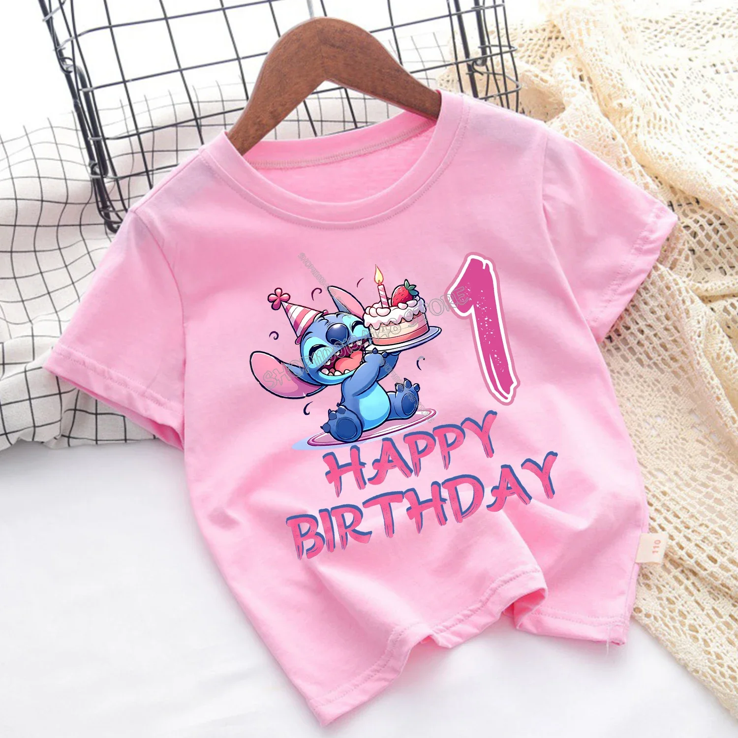 Disney Lilo Stitch T-shirt for Children Cute Cartoon Figure Tee Pink Cotton T-shirt Fashion Birthday Short Sleeve Loose Clothing 
Disney Lilo Stitch T-shirt for Children Cute Cartoon Figure Tee Pink Cotton T-shirt Fashion Birthday Short Sleeve Loose Clothing