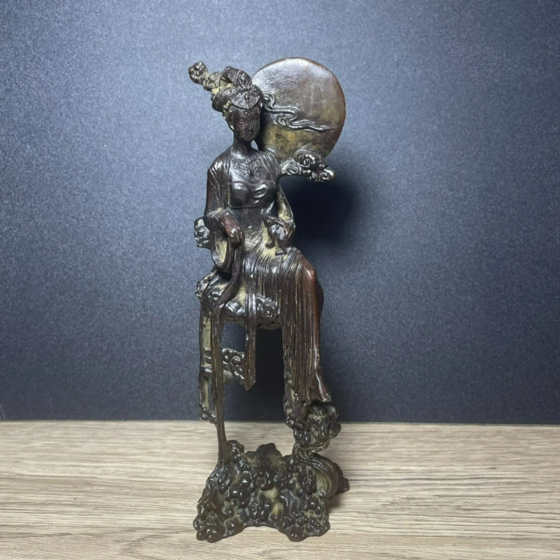 Imitation Bronze Moon Palace Fairy Chang'e Home Miniature Statue Home Office Entrance Feng Shui Ornament Crafts
Imitation Bronze Moon Palace Fairy Chang'e Home Miniature Statue Home Office Entrance Feng Shui Ornament Crafts
