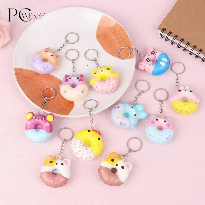Donut Vent Pendant PU Slow Rebound Animal Decompression Vent Toy Sponge Pendant Keychain Squishy Stress Reliever Toys
Donut Vent Pendant PU Slow Rebound Animal Decompression Vent Toy Sponge Pendant Keychain Squishy Stress Reliever Toys