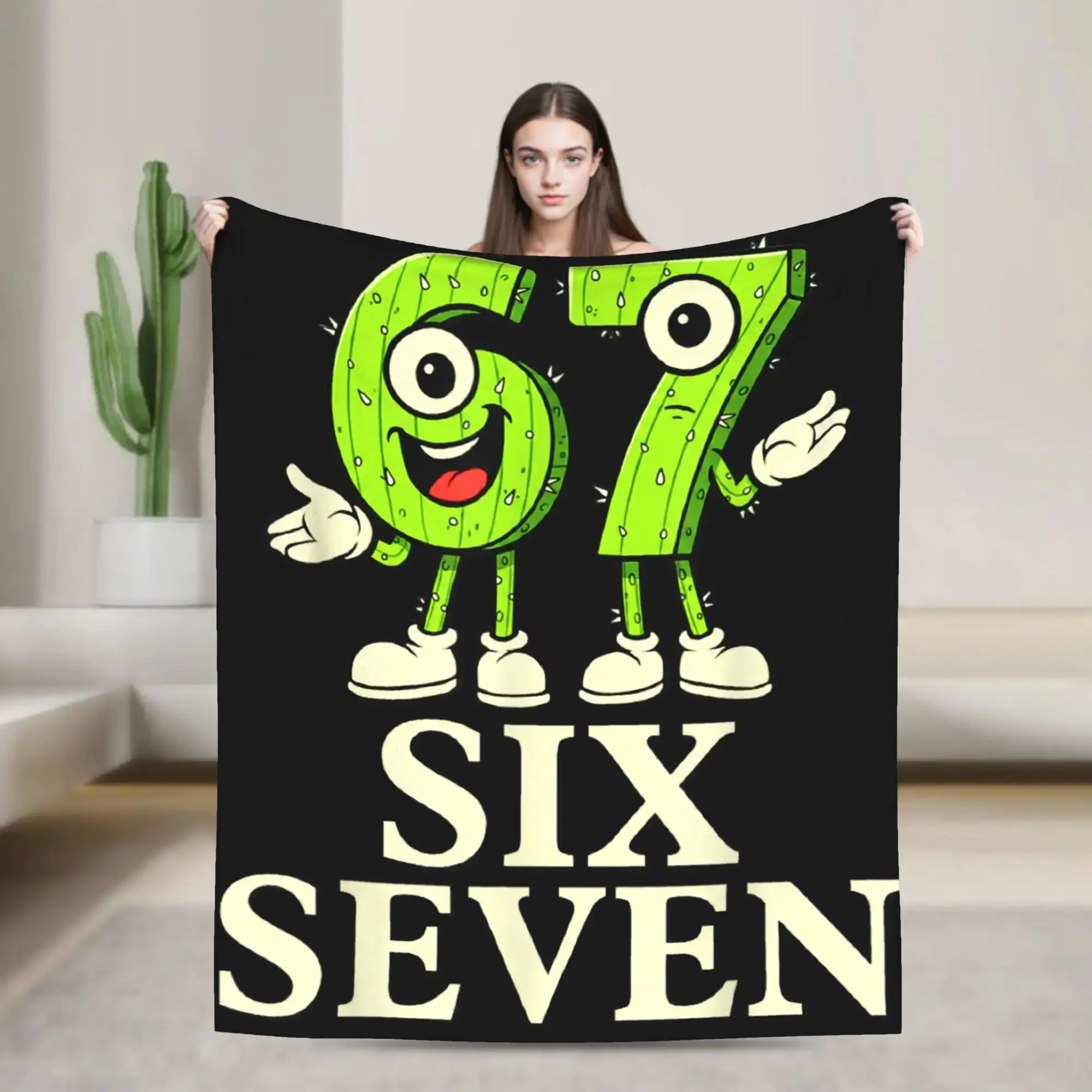 Забавное итальянское детское игровое мемное одеяло Six Seven: теплое, мягкое, плюшевое покрывало для дивана, кровати, декора детской комнаты
Забавное итальянское детское игровое мемное одеяло Six Seven: теплое, мягкое, плюшевое покрывало для дивана, кровати, декора детской комнаты