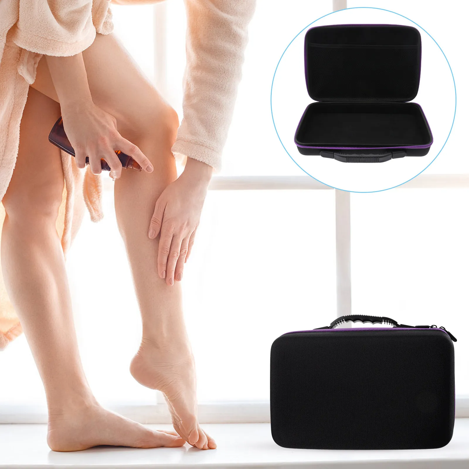 Essential Oil Storage Box Portable Organizer Case for 5ml 10ml Bottles Travel Shockproof Drop Proof Carrying Holder
Essential Oil Storage Box Portable Organizer Case for 5ml 10ml Bottles Travel Shockproof Drop Proof Carrying Holder