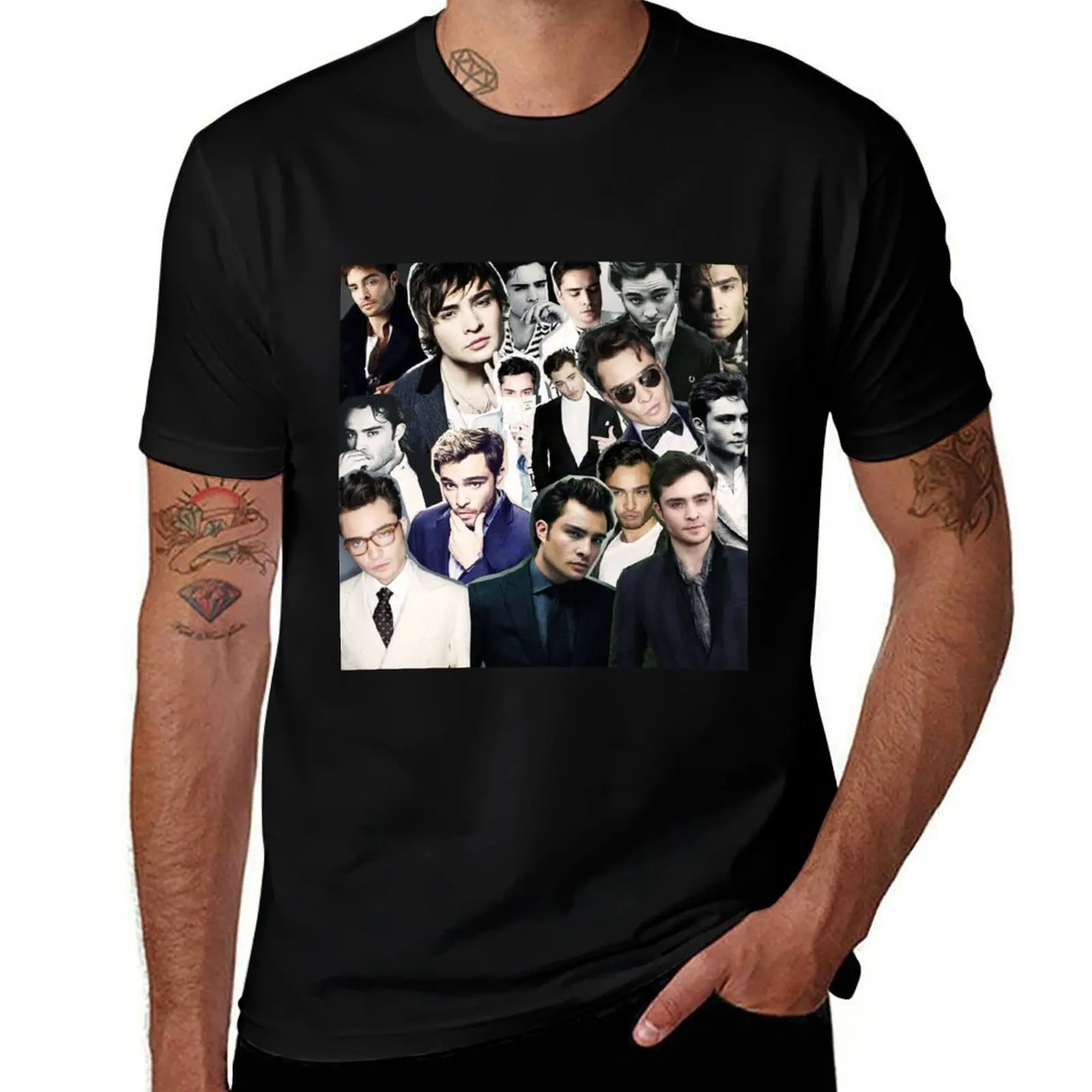 ed westwick collage T-Shirt vintage oversized t shirt plus size tops compression shirt men
ed westwick collage T-Shirt vintage oversized t shirt plus size tops compression shirt men