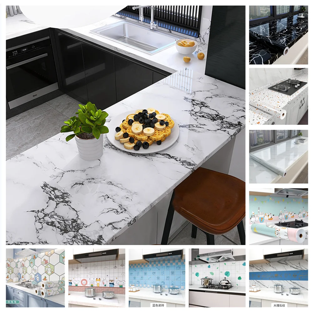 60cm Marble Wallpaper For Walls Roll Kitchen Furniture Bathroom Living Room Vinyl Sticker Adhesive Paper Decorative Film PVC
60cm Marble Wallpaper For Walls Roll Kitchen Furniture Bathroom Living Room Vinyl Sticker Adhesive Paper Decorative Film PVC