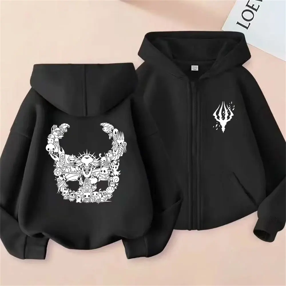 Game Hollow Knight Logo Graphic Zipper Hoodie Men's Women's Casual Oversized Zip Up Jacket Unisex Fashion Vintage Jacket Coat
Game Hollow Knight Logo Graphic Zipper Hoodie Men's Women's Casual Oversized Zip Up Jacket Unisex Fashion Vintage Jacket Coat