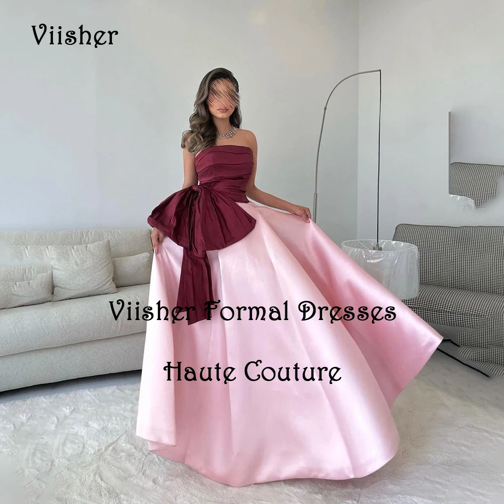 Pink Evening Dresses for Women Strapless A Line Arabian Dubai Prom Party Dress Floor Length Formal Evening Gowns
Pink Evening Dresses for Women Strapless A Line Arabian Dubai Prom Party Dress Floor Length Formal Evening Gowns