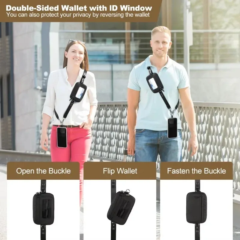 Adjustable Cell Phone Strap Zippered Pouch Fashion Mobile Phone Lanyard Crossbody with Wallet Phone Sleeve Accessories Pendant
Adjustable Cell Phone Strap Zippered Pouch Fashion Mobile Phone Lanyard Crossbody with Wallet Phone Sleeve Accessories Pendant
