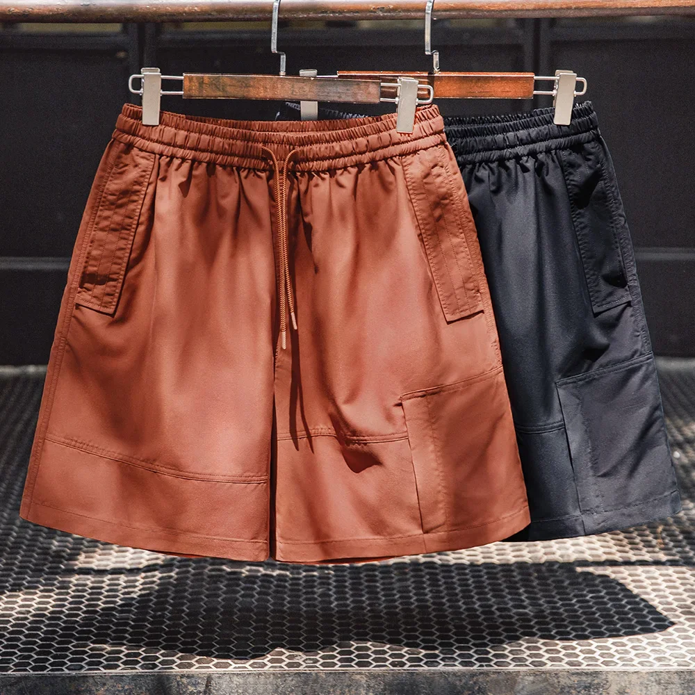 Maden Men's Outdoor Cargo Shorts Elastic Waist Drawstring Reflective Strip Casual Shorts Summer Multi-Pocket Loose Fit Bottoms
Maden Men's Outdoor Cargo Shorts Elastic Waist Drawstring Reflective Strip Casual Shorts Summer Multi-Pocket Loose Fit Bottoms