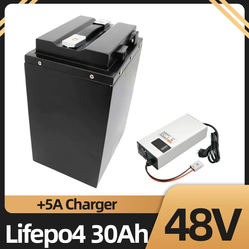 EB 48V 30Ah Waterproof Lifepo4 lithium battery pack with BMS for scooter bike Tricycle Solar Backup power supply +5A charger
EB 48V 30Ah Waterproof Lifepo4 lithium battery pack with BMS for scooter bike Tricycle Solar Backup power supply +5A charger
