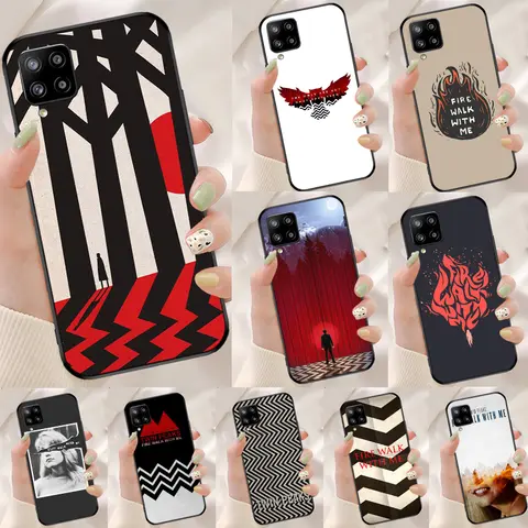 Funda Fire Walk With Me Twin Peaks para Samsung Galaxy A26 A05 A06 A16 A54 A34 A14 A22 A32 A52 A55 A35 A15 A53 A13 A56 A36