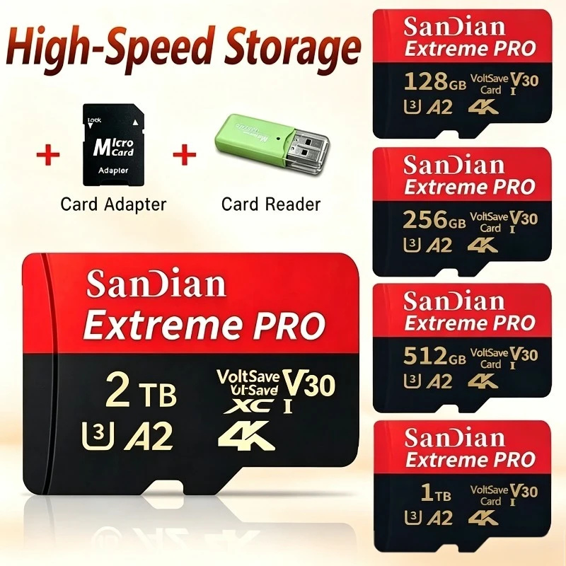 2026 New memory 512GB card micro tf sd card 128GB 256GB micro tf sd High Speed U3 mini TF card For Phone/Camera/mac/drone
2026 New memory 512GB card micro tf sd card 128GB 256GB micro tf sd High Speed U3 mini TF card For Phone/Camera/mac/drone
