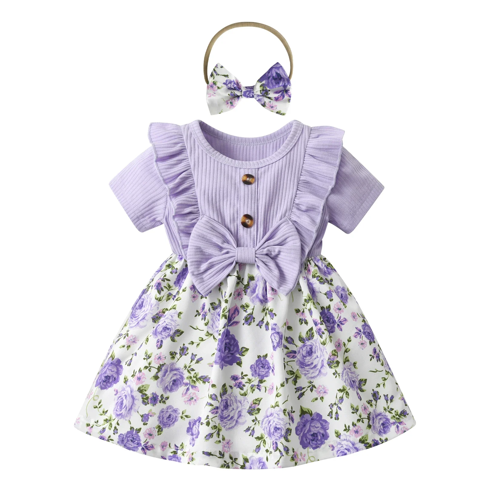 Summer Cute Baby Girl Dress Clothes For 0-24 Months Toddler Girl New Floral Dresses Come with Hairband Clothing
Summer Cute Baby Girl Dress Clothes For 0-24 Months Toddler Girl New Floral Dresses Come with Hairband Clothing