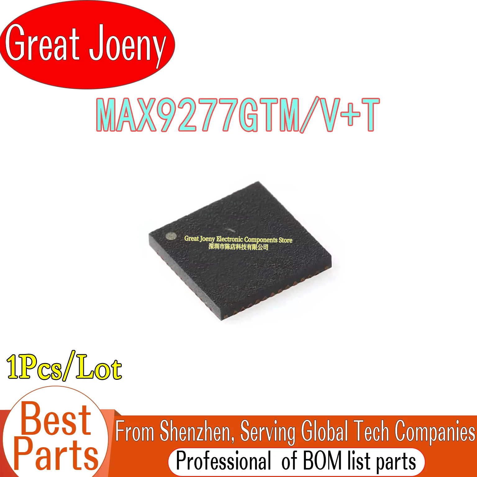 MAX9277 MAX9277GTM/V+T MAX9277GTM/V IC Chipset TQFN-48
MAX9277 MAX9277GTM/V+T MAX9277GTM/V IC Chipset TQFN-48