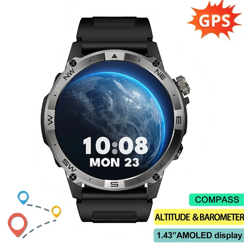 2025 GPS спортивные умные часы 1,43 дюйма Amoled дисплей AOD мужские часы Bluetooth вызов высота барометр компас IP68 водонепроницаемые
2025 GPS спортивные умные часы 1,43 дюйма Amoled дисплей AOD мужские часы Bluetooth вызов высота барометр компас IP68 водонепроницаемые