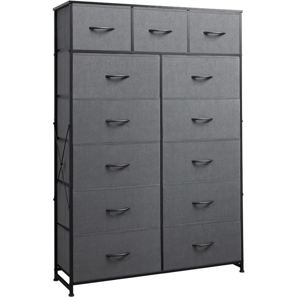 Tall Dresser for Bedroom with 13 Drawers, Storage Dresser Organizer Unit, Fabric Dresser for Bedroom, Closet, Nursery
Tall Dresser for Bedroom with 13 Drawers, Storage Dresser Organizer Unit, Fabric Dresser for Bedroom, Closet, Nursery