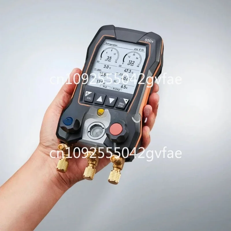 Testo 550s Digital Manometer Manifold Refrigeration Gauge or 2pc HoseClamp Probes Refrigerant Meter Set Probes Pressure in stock
Testo 550s Digital Manometer Manifold Refrigeration Gauge or 2pc HoseClamp Probes Refrigerant Meter Set Probes Pressure in stock