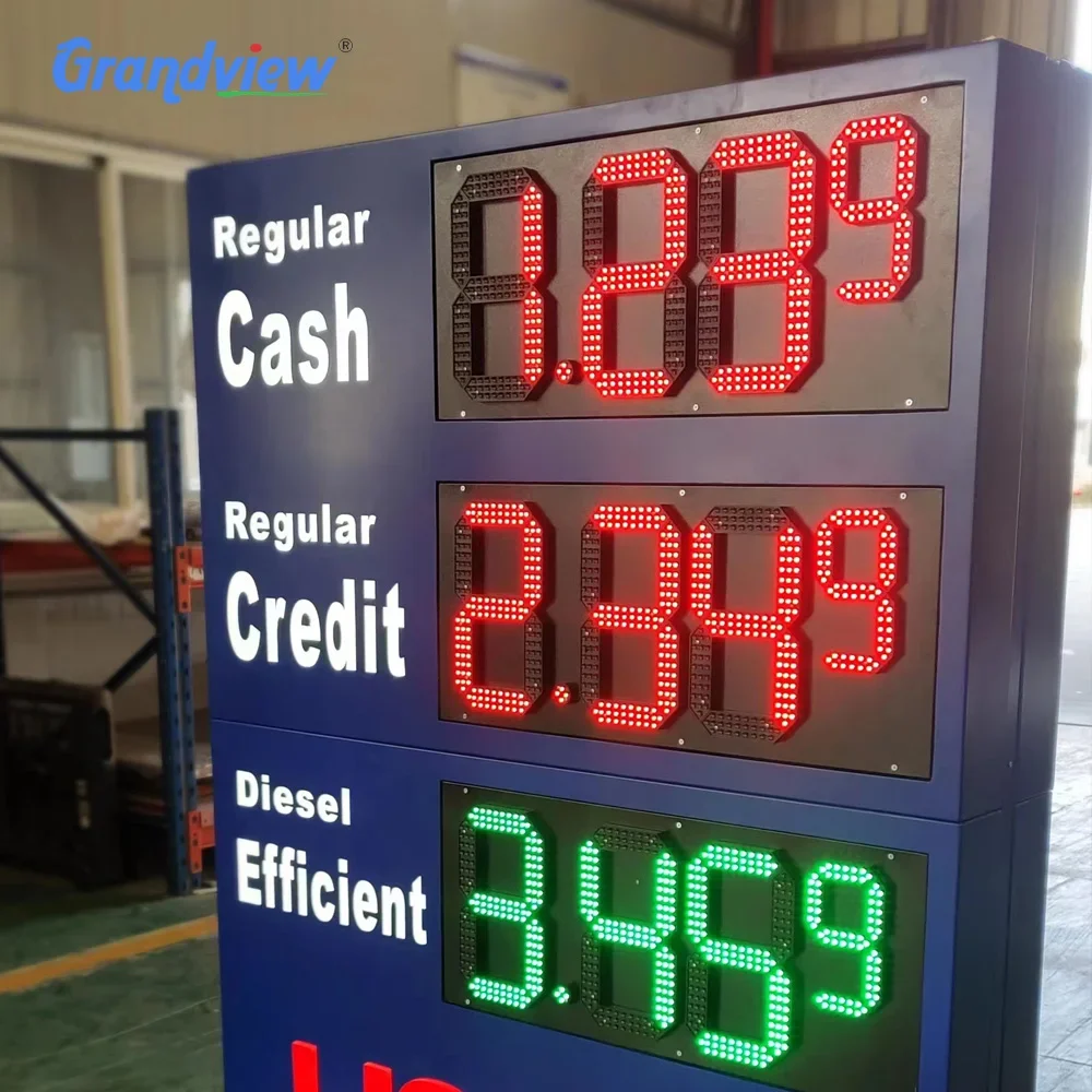 18 Inch REGULAR Green 5 Digits 7 Segment Gas Station LED Price Sign
18 Inch REGULAR Green 5 Digits 7 Segment Gas Station LED Price Sign