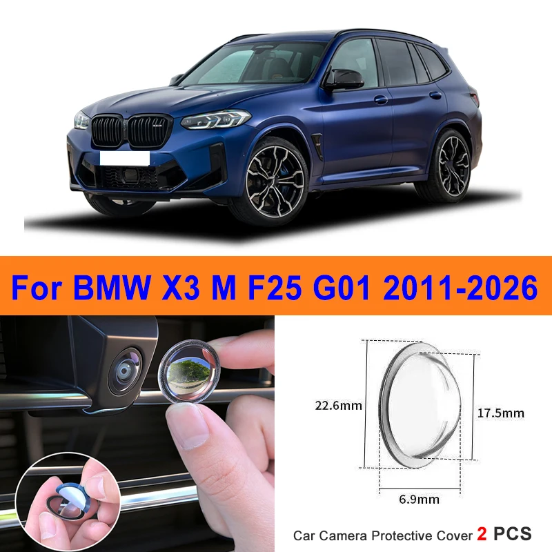 360 Reverse Image Car Camera Cover Anti-Scratch PC Lens Protector Stickers For BMW X3 M F25 G01 2011-2026 2Pcs
360 Reverse Image Car Camera Cover Anti-Scratch PC Lens Protector Stickers For BMW X3 M F25 G01 2011-2026 2Pcs