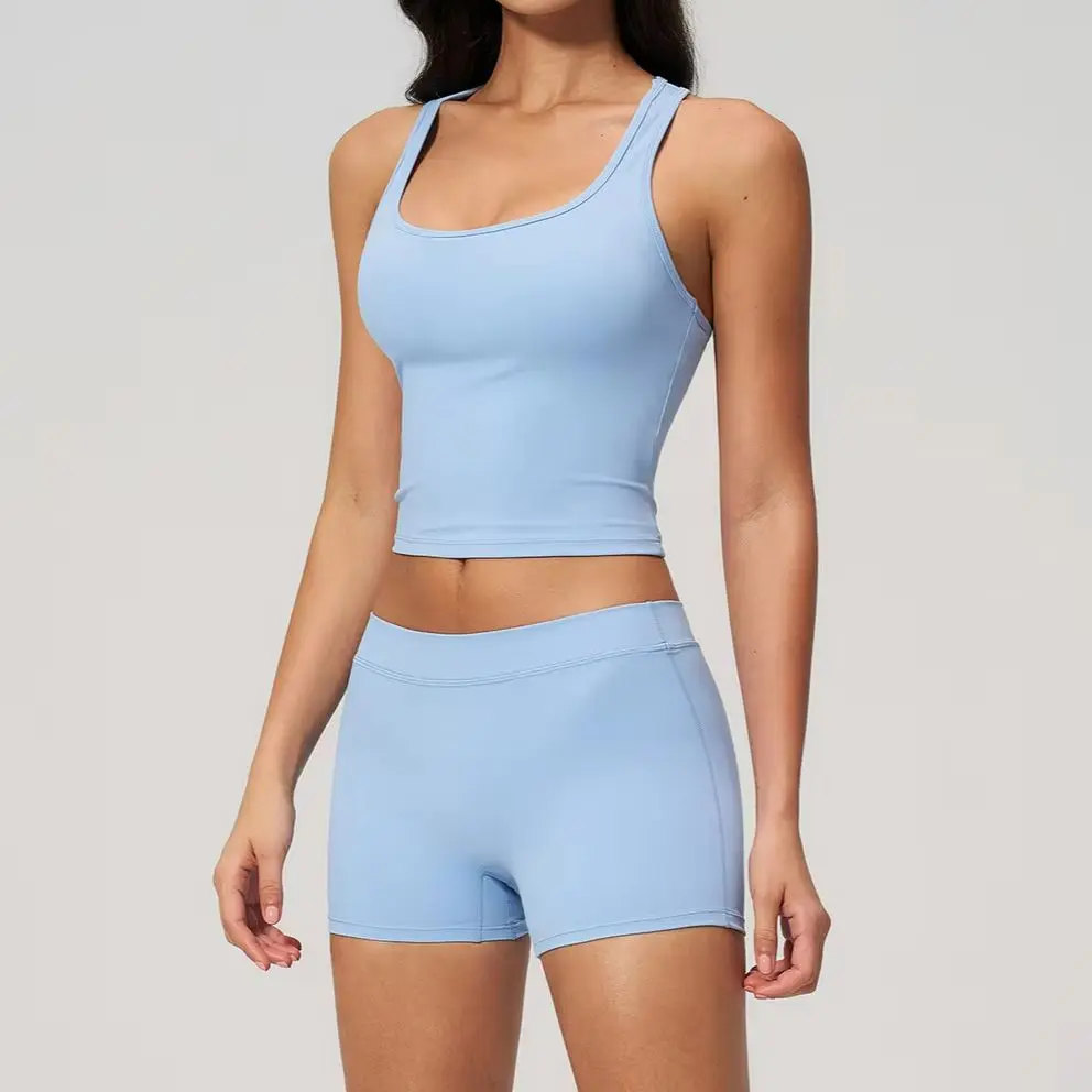 Women's 2 Piece Workout Sets Racerback Tank Top Bras Biker Shorts Seamless Yoga Outfit Quick Dry Fitness Gym Activewear Suits
Women's 2 Piece Workout Sets Racerback Tank Top Bras Biker Shorts Seamless Yoga Outfit Quick Dry Fitness Gym Activewear Suits