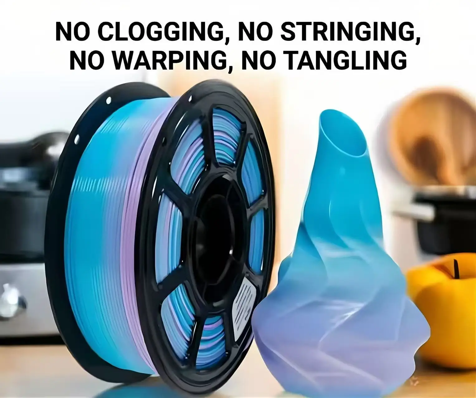 Vibrant Rainbow Candy PETG Filament - 1.75mm, Perfect for Bambu AMS & Most 3D Printers, Easy Print & No Warping
Vibrant Rainbow Candy PETG Filament - 1.75mm, Perfect for Bambu AMS & Most 3D Printers, Easy Print & No Warping