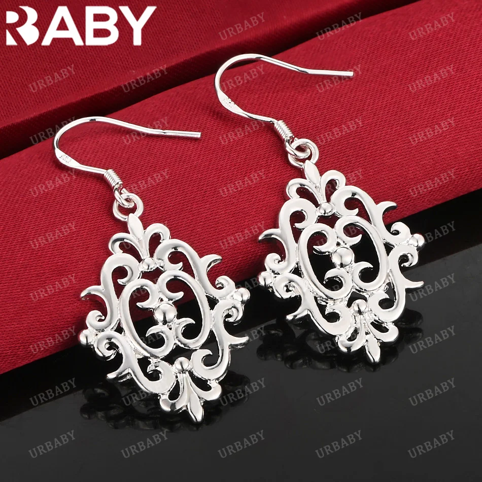 URBABY 925 Sterling Silver Earrings Palace Elegant Hollow Drop Earrings For Women Jewelry Fashion Party and Daily Wear
URBABY 925 Sterling Silver Earrings Palace Elegant Hollow Drop Earrings For Women Jewelry Fashion Party and Daily Wear