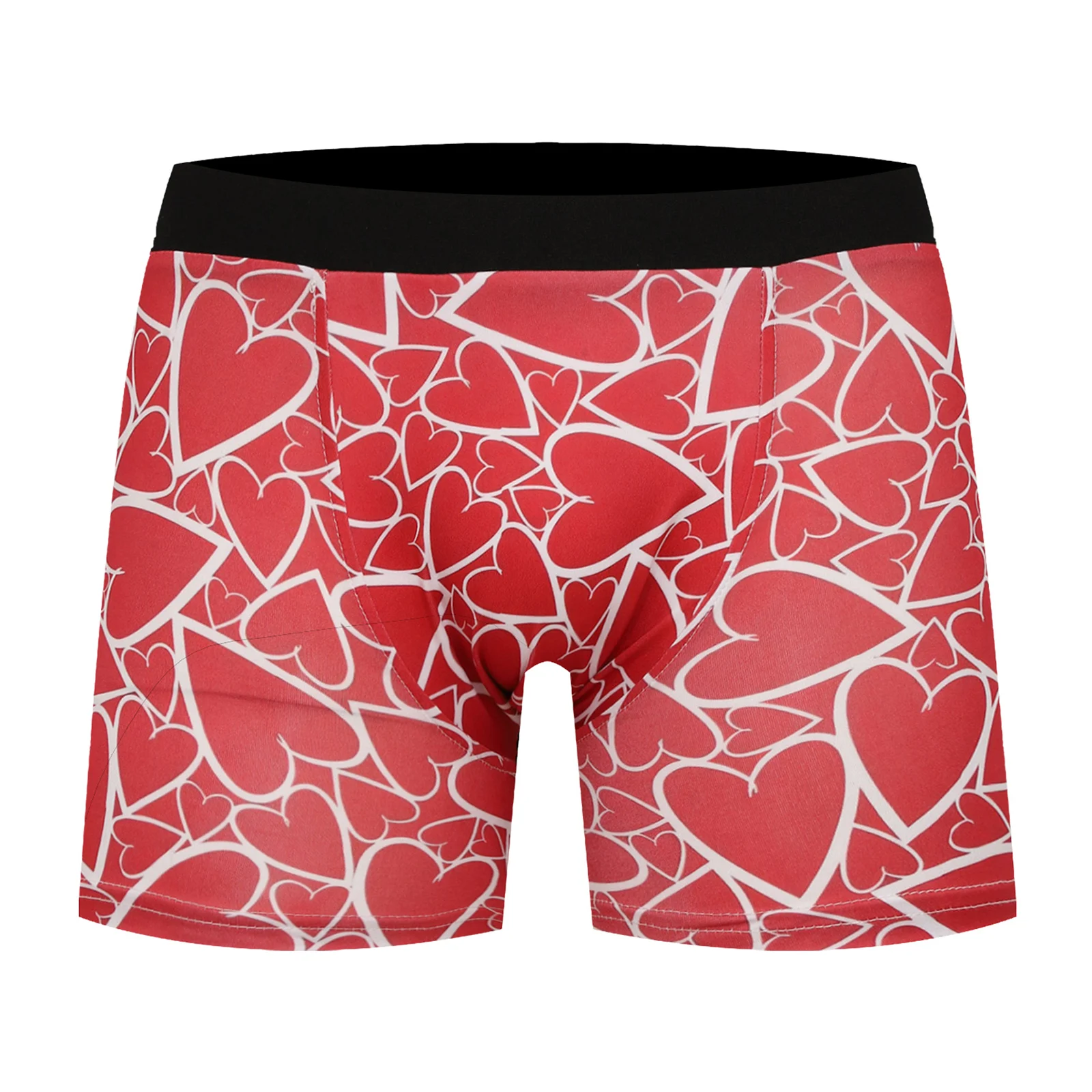 Men Colorful Print Swim Trunk Elastic Waistband Bulge Pouch Boxer Underwear Novelty Hearts Print Underpants Stretchy Sport Short
Men Colorful Print Swim Trunk Elastic Waistband Bulge Pouch Boxer Underwear Novelty Hearts Print Underpants Stretchy Sport Short