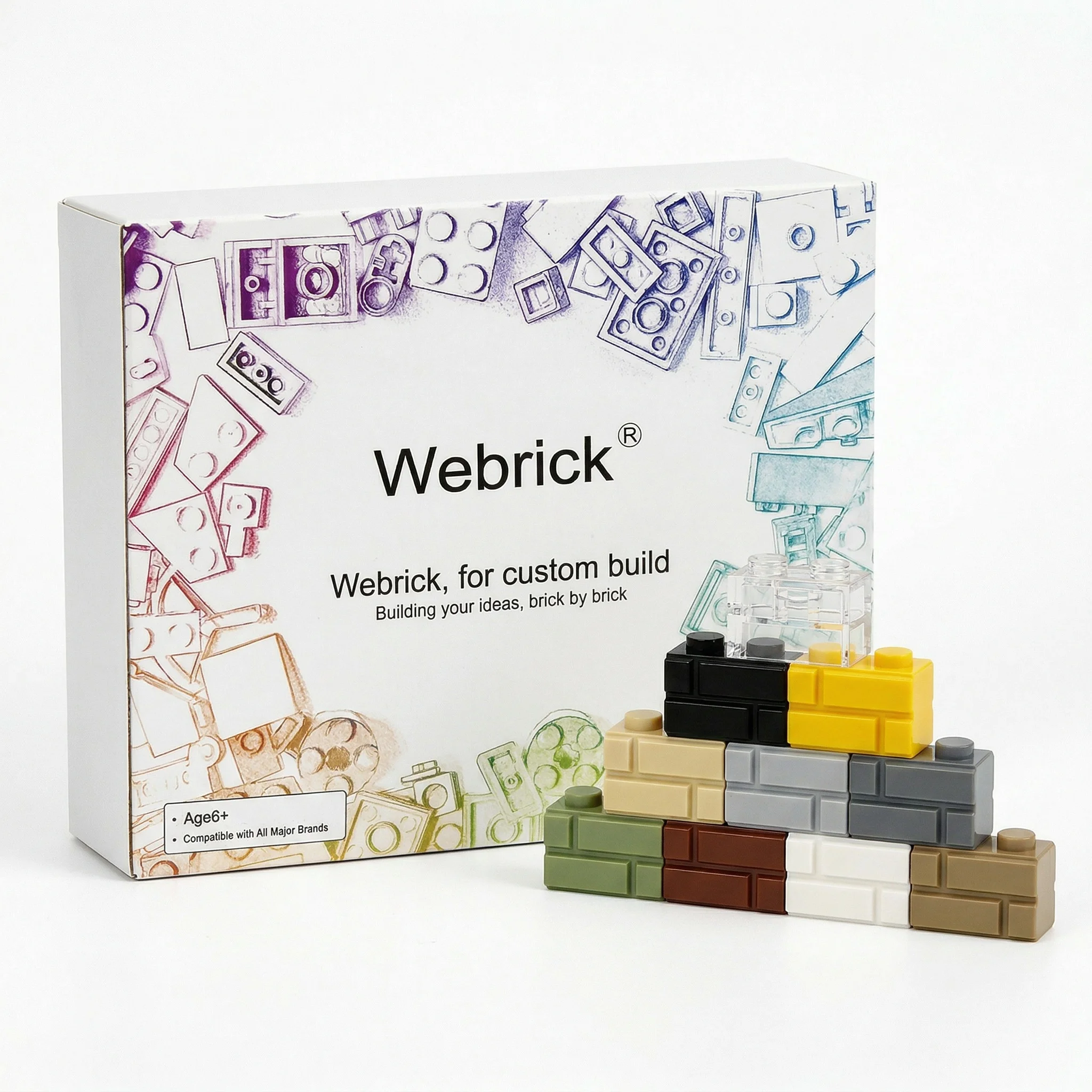 100PCS MOC Parts 98283 Modified 1x2 With Masonry Profile Building Blocks Bricks STEM Educational Toys for Kids Gift
100PCS MOC Parts 98283 Modified 1x2 With Masonry Profile Building Blocks Bricks STEM Educational Toys for Kids Gift