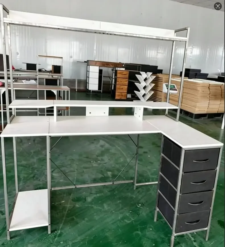 54 Inch L Shaped Computer Desk With Hutch Storage Drawers And Power Outlet For Home Office
54 Inch L Shaped Computer Desk With Hutch Storage Drawers And Power Outlet For Home Office