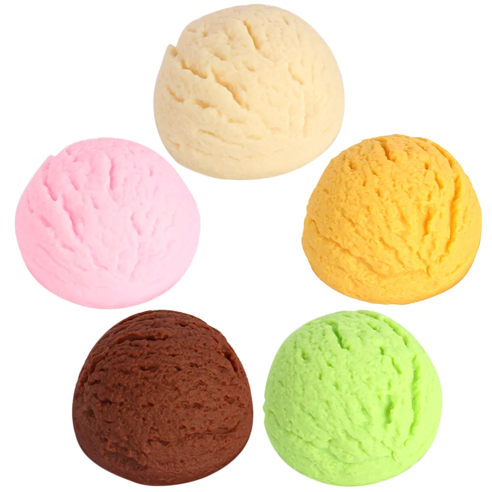 5 Pcs Simulated Dessert Ice Cream Ball Model for Shops Ornament Artificial Food Photo Props Mango Flavor Child
5 Pcs Simulated Dessert Ice Cream Ball Model for Shops Ornament Artificial Food Photo Props Mango Flavor Child