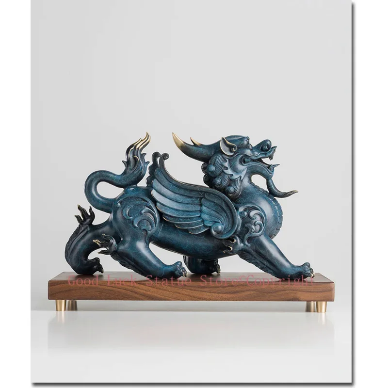 Large Global Christmas gift thriving business Good luck MALE Dragon PI XIU color brass Sculpture home office art Ornament
Large Global Christmas gift thriving business Good luck MALE Dragon PI XIU color brass Sculpture home office art Ornament
