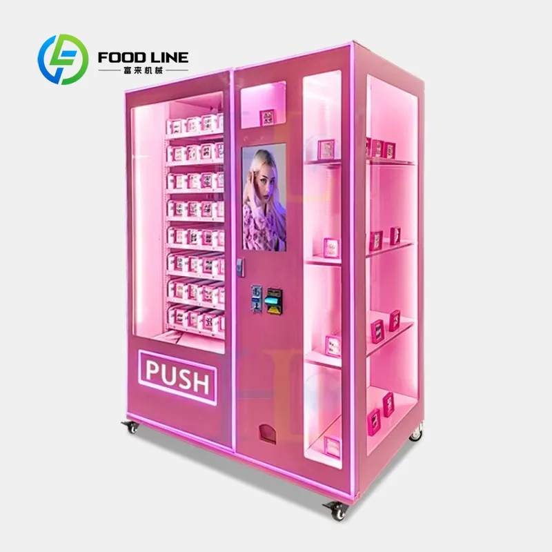 Customized size cosmetics vending machine Beauty vending machine Touch screen Large capacity Beauty vending machine
Customized size cosmetics vending machine Beauty vending machine Touch screen Large capacity Beauty vending machine