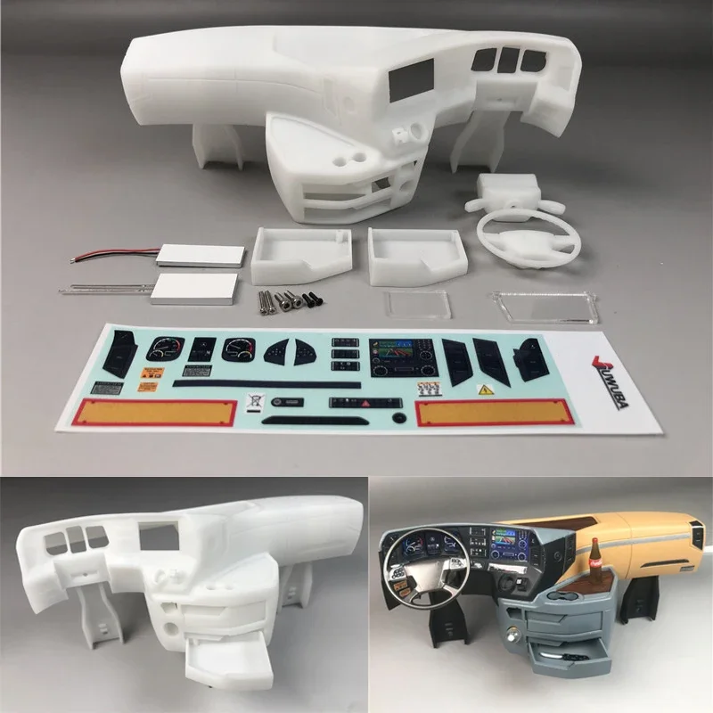 LED Cab Dashboard Interior Left Right Peptide Decorate for 1/14 Tamiya RC Truck for BENZ Actros 3363 56348 1851 Model Car DIY
LED Cab Dashboard Interior Left Right Peptide Decorate for 1/14 Tamiya RC Truck for BENZ Actros 3363 56348 1851 Model Car DIY