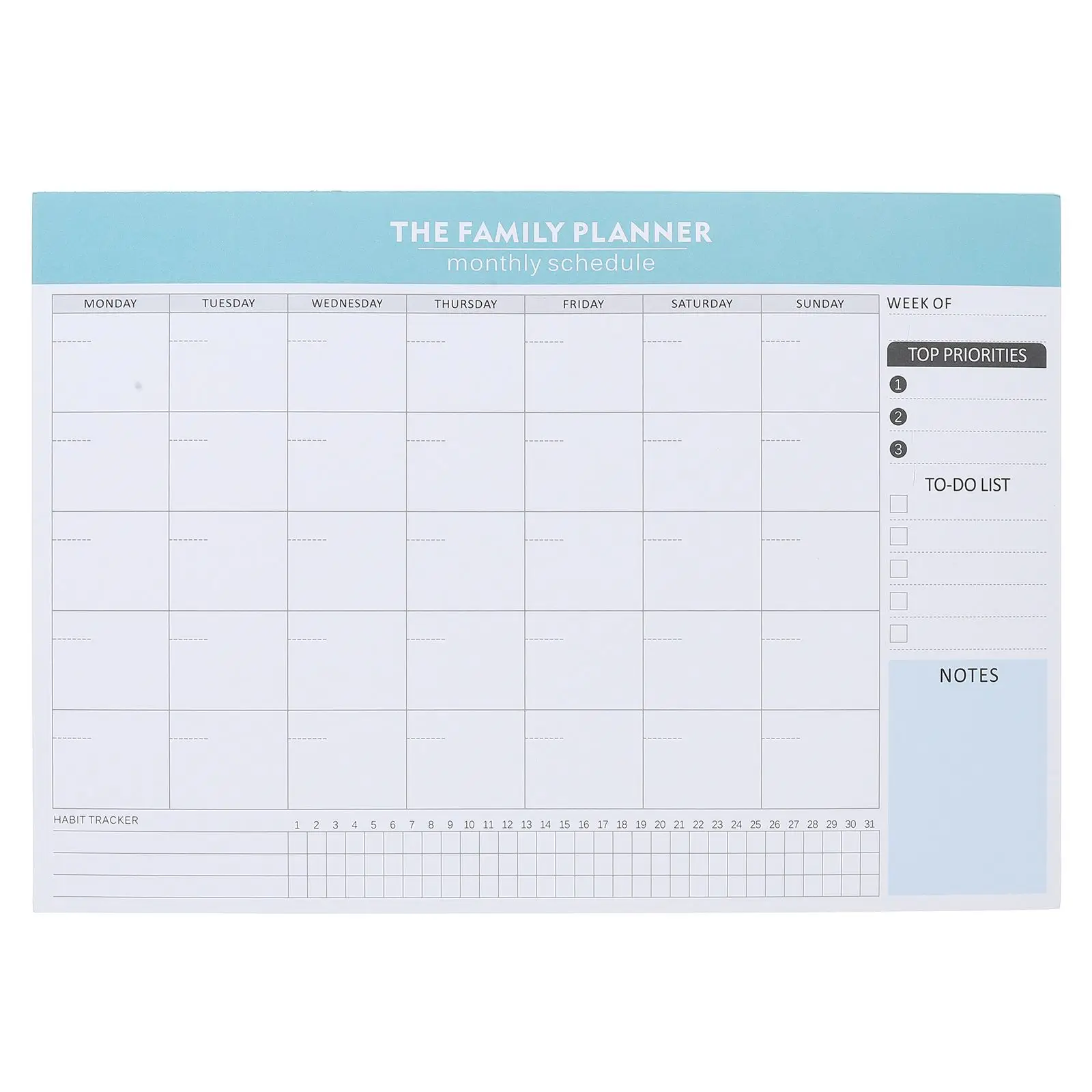 Monthly Plan Notepad Large Daily Planning Memorandum Task Planner Paper Agenda Checklist
Monthly Plan Notepad Large Daily Planning Memorandum Task Planner Paper Agenda Checklist