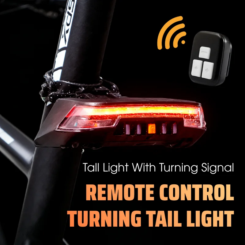 Bike Taillight Remote Control Bicycle Turn Taillight USB Recharging LED Night Cycling Warning Lamp Portable Portable Bike Light
Bike Taillight Remote Control Bicycle Turn Taillight USB Recharging LED Night Cycling Warning Lamp Portable Portable Bike Light