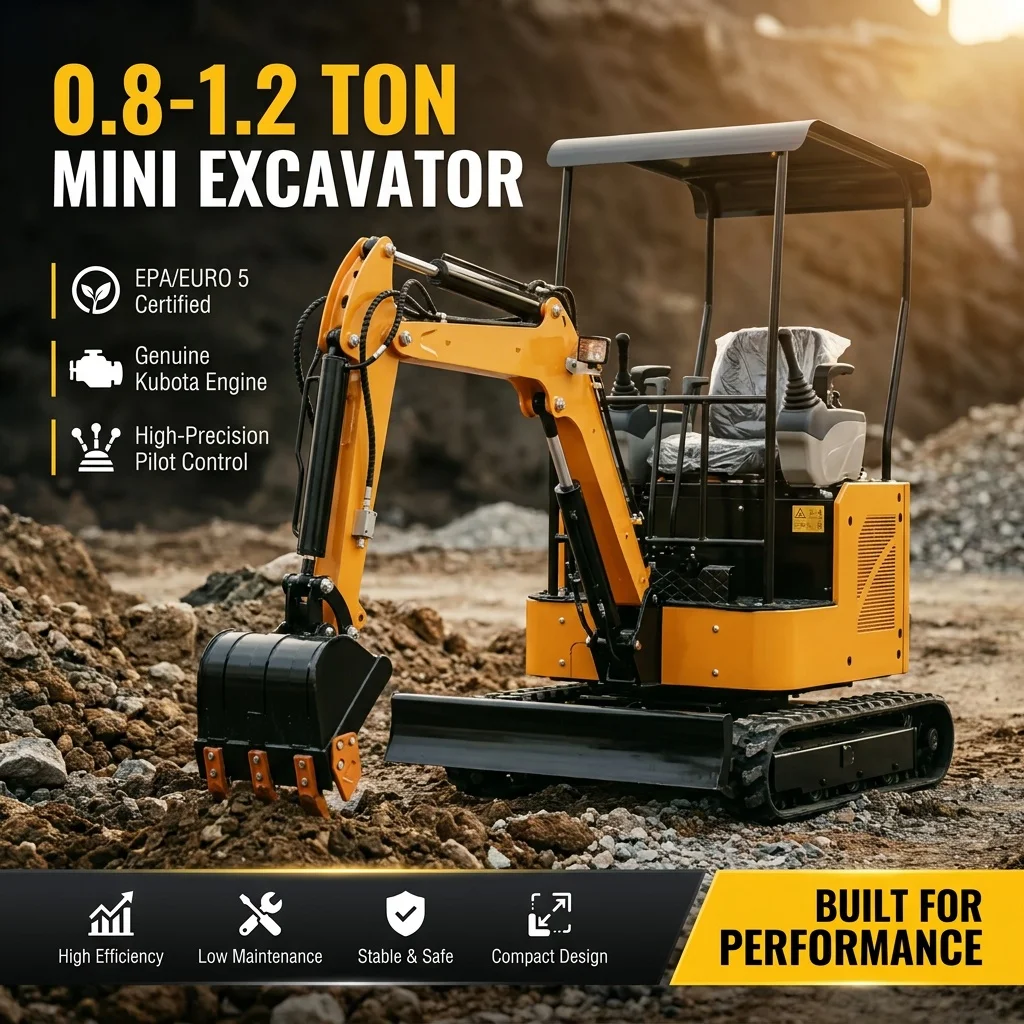 EPA Engine Excavator Kubota Telescopic Crawler 1 Ton 3 Ton 5 Ton Excavator
EPA Engine Excavator Kubota Telescopic Crawler 1 Ton 3 Ton 5 Ton Excavator