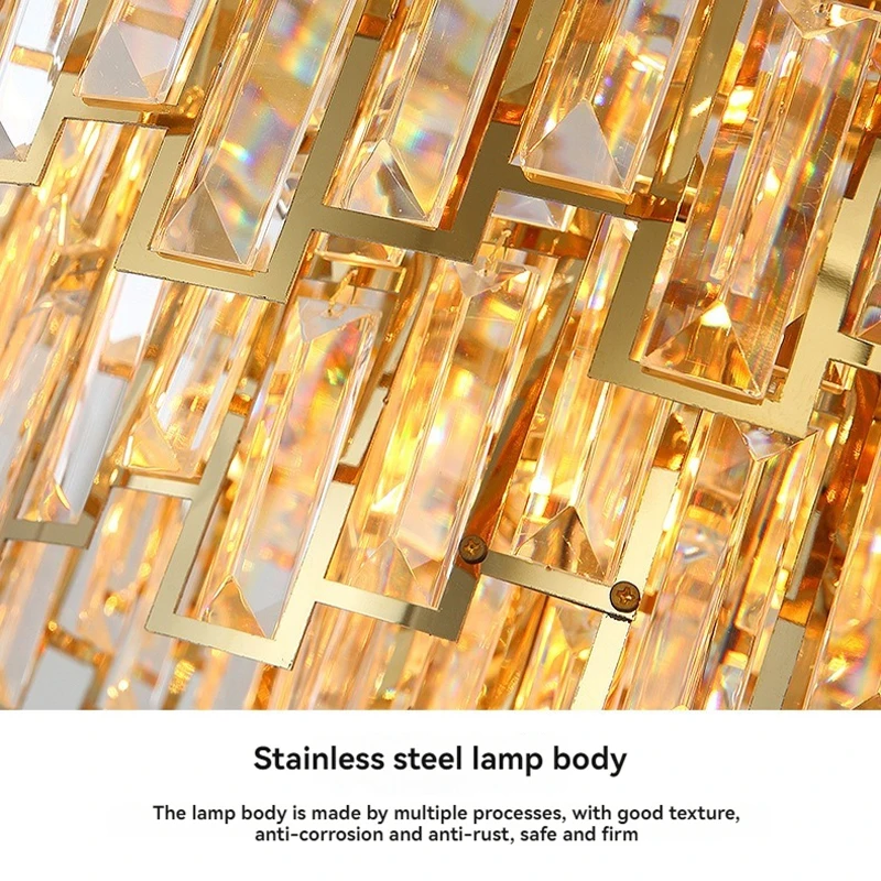 Modern Branch Crystal Chandeliers For Bedroom Golden Long Crystal Ceiling Hanging Chandelier For Living Dining Room
Modern Branch Crystal Chandeliers For Bedroom Golden Long Crystal Ceiling Hanging Chandelier For Living Dining Room