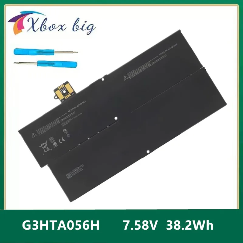 G3HTA056H Laptop Battery For Microsoft Surface Pro X 1876 iFixit SQ1 3.0GHz MQ03 7.58V 38.2Wh
G3HTA056H Laptop Battery For Microsoft Surface Pro X 1876 iFixit SQ1 3.0GHz MQ03 7.58V 38.2Wh
