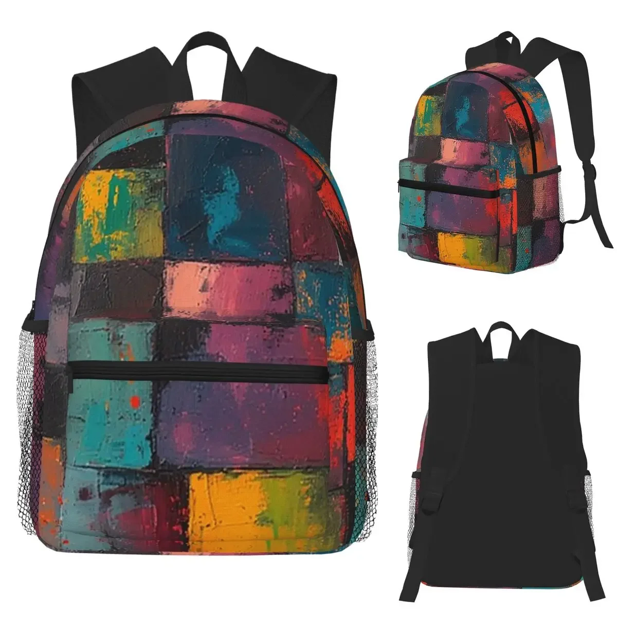 Студенческий рюкзак с абстрактным кубизмом, школьная сумка, походный дорожный рюкзак для мужчин и женщин, сумка для книг, сумки на плечо
Студенческий рюкзак с абстрактным кубизмом, школьная сумка, походный дорожный рюкзак для мужчин и женщин, сумка для книг, сумки на плечо