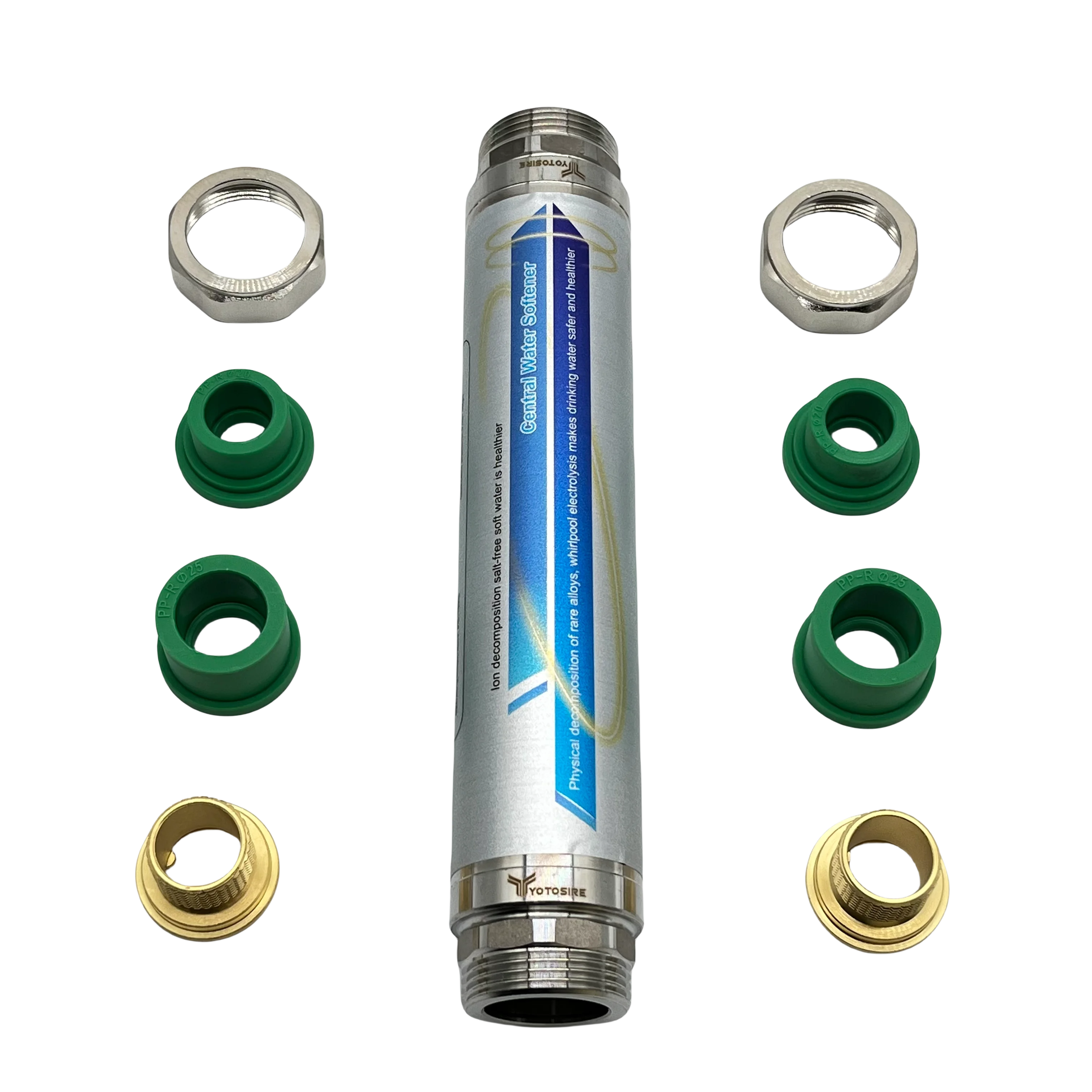 No salt water descaler, suitable for whole house, 3/4 inch water descaling system, scale softening system
No salt water descaler, suitable for whole house, 3/4 inch water descaling system, scale softening system