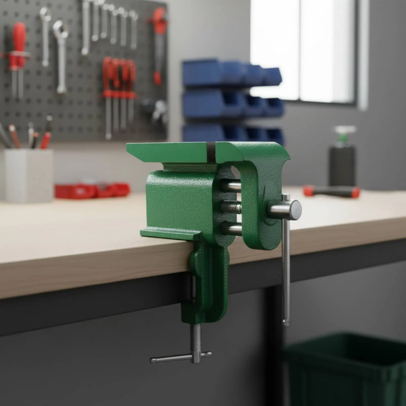 Clamp-on Bench Vise with Anvil Multi-Functional Miniature Bench Clamp Workshop Tool Stable Clamping for Woodworkers, Home
Clamp-on Bench Vise with Anvil Multi-Functional Miniature Bench Clamp Workshop Tool Stable Clamping for Woodworkers, Home