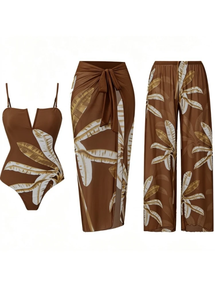 Retro Bikini Printed Fashion Two Piece Swimsuit And Cover Up With Skirt Tight Women's Bandage Summer Beach Luxury Elegant
Retro Bikini Printed Fashion Two Piece Swimsuit And Cover Up With Skirt Tight Women's Bandage Summer Beach Luxury Elegant