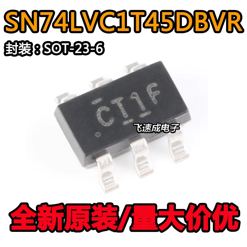 (20 шт./лот) SN74LVC1T45DBVR 74LVC1T45 CT1F SOT23-6 новый оригинальный Stock чип питания
(20 шт./лот) SN74LVC1T45DBVR 74LVC1T45 CT1F SOT23-6 новый оригинальный Stock чип питания