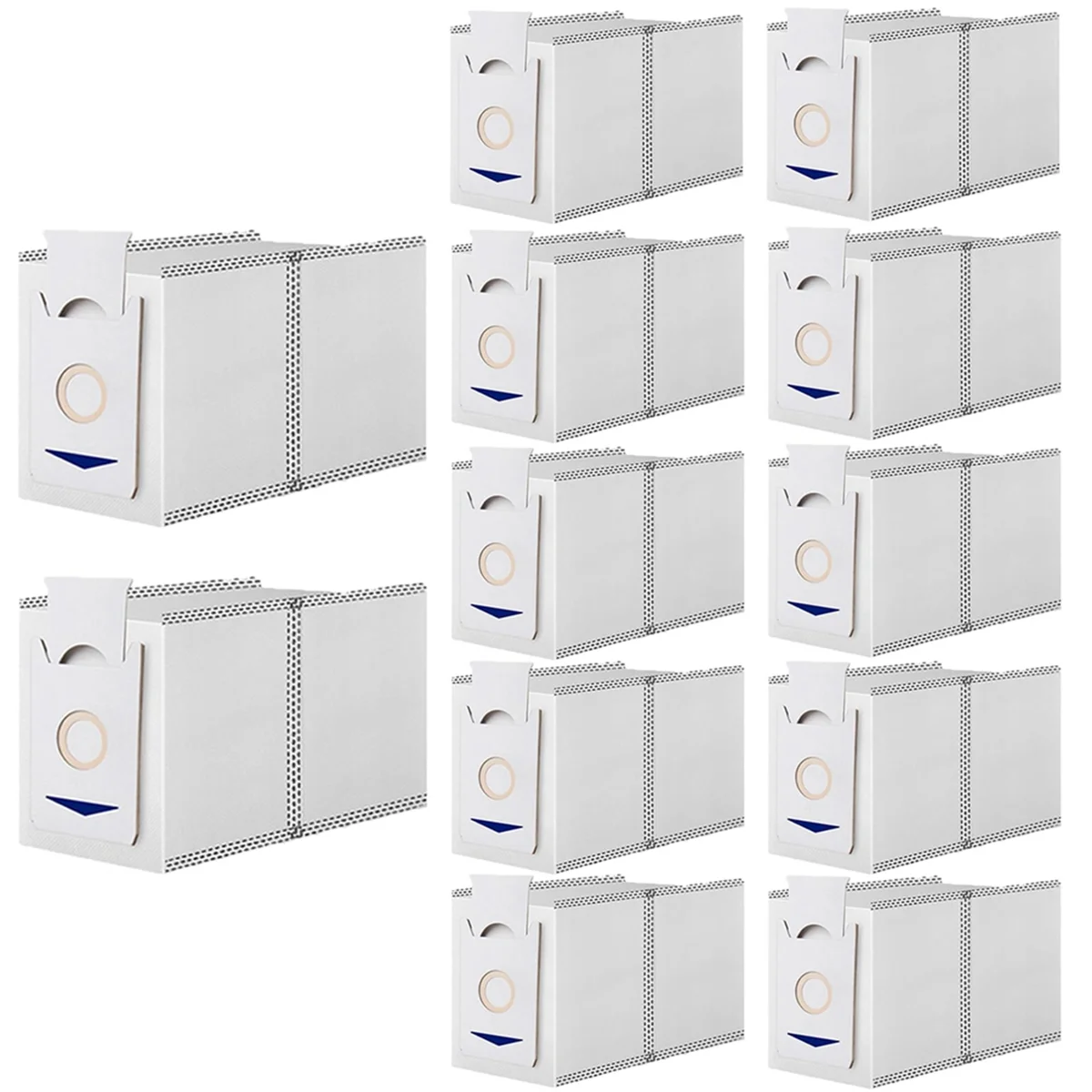 Новые 12 упаковок мешков для пыли для пылесоса Ecovacs T30 T30 Pro T30 Max, большая емкость, сменные аксессуары
Новые 12 упаковок мешков для пыли для пылесоса Ecovacs T30 T30 Pro T30 Max, большая емкость, сменные аксессуары