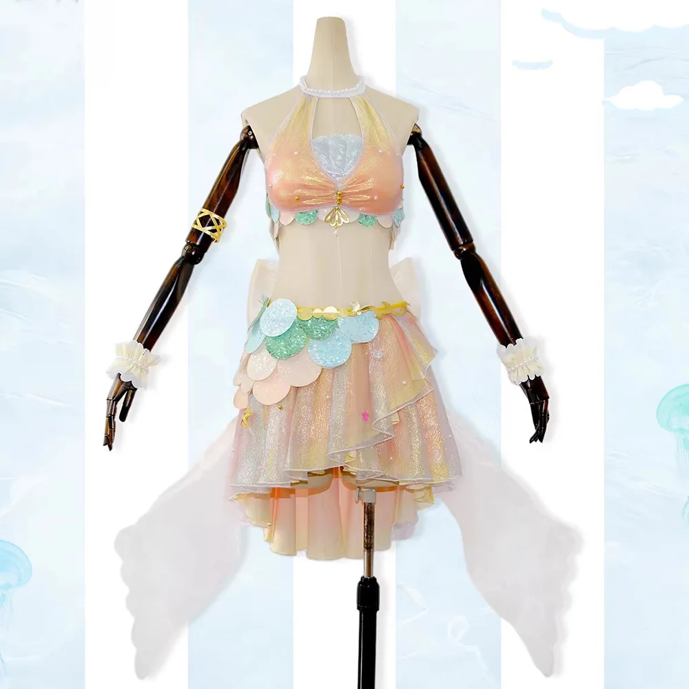 Anime LoveLive Mermaid Festa Vol.1 Cosplay Costume Love Live Bikini Kosaka Honoka SwimSuit Outfit Full Set
Anime LoveLive Mermaid Festa Vol.1 Cosplay Costume Love Live Bikini Kosaka Honoka SwimSuit Outfit Full Set