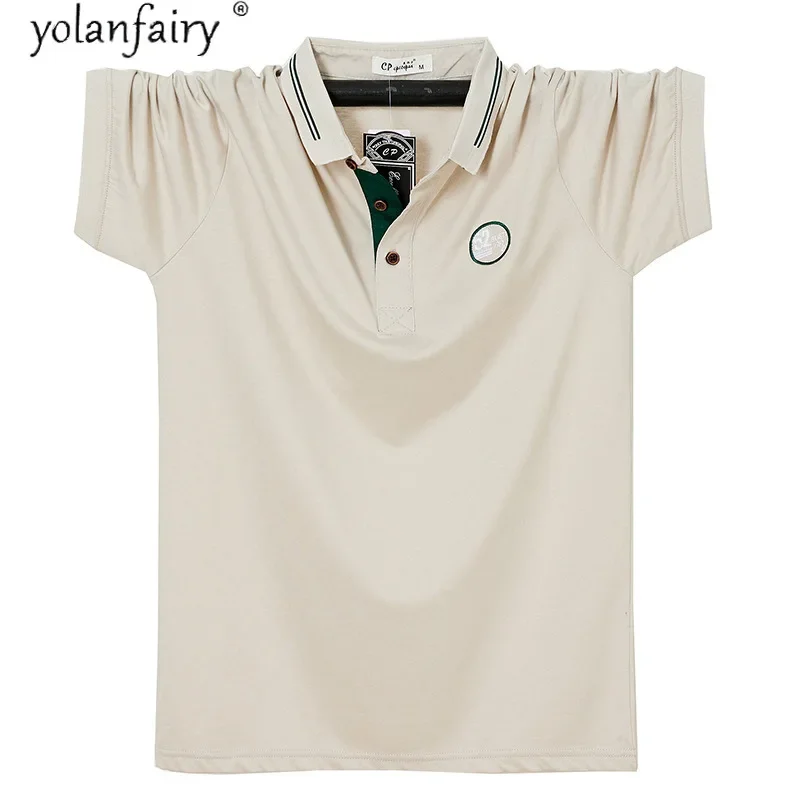 QYLVAWOY Men T-Shirt 2025 New Summer Men's Short-sleeved T-shirt Lapel Polo Shirt Loose Business Wear Cotton Top Plus Size FCY
QYLVAWOY Men T-Shirt 2025 New Summer Men's Short-sleeved T-shirt Lapel Polo Shirt Loose Business Wear Cotton Top Plus Size FCY