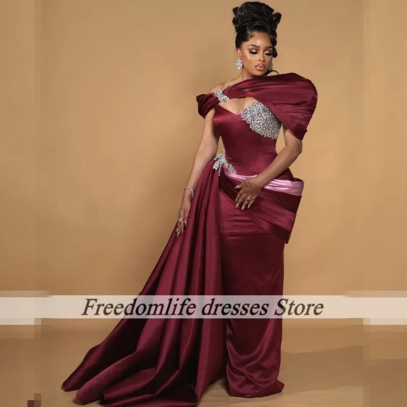 Formal African Evening Dresses For Women Crystal Beading Mermaid Wedding Guest Dress Aso Ebi African Prom Gowns Customized
Formal African Evening Dresses For Women Crystal Beading Mermaid Wedding Guest Dress Aso Ebi African Prom Gowns Customized