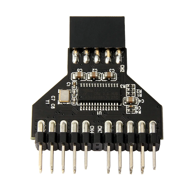 USB 2.0 Motherboard 9-Pin to Dual 9-Pin Cable Connector Adapter for Desktop Motherboards
USB 2.0 Motherboard 9-Pin to Dual 9-Pin Cable Connector Adapter for Desktop Motherboards