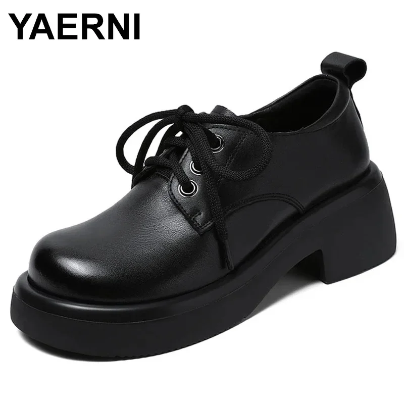 High Heel Shoes For Women Genuine Leather Lace Up Thick Heel Pumps 2023 Luxury Design High Heels Leisure Ladies Shoes
High Heel Shoes For Women Genuine Leather Lace Up Thick Heel Pumps 2023 Luxury Design High Heels Leisure Ladies Shoes
