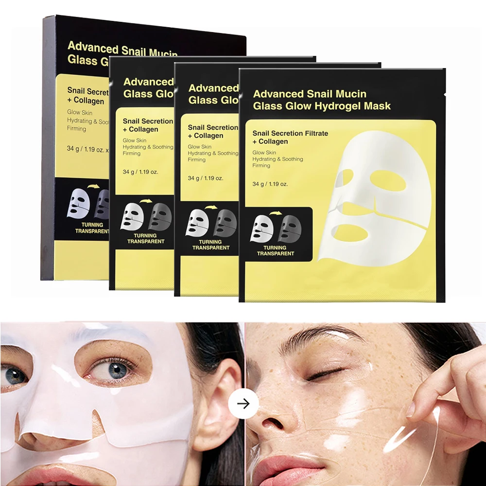 3Pcs/Box Snail Mucin Serum Collagen Hydrogel Facial Mask Anti Wrinkle Moisturizing Face Mask Brightening Firming Skin Care
3Pcs/Box Snail Mucin Serum Collagen Hydrogel Facial Mask Anti Wrinkle Moisturizing Face Mask Brightening Firming Skin Care