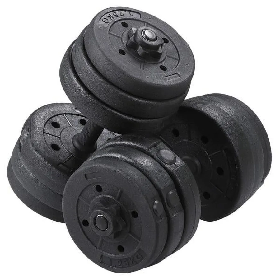 Adjustable Dumbbell Set for Home and Gym Exercise Black 44 Lb
Adjustable Dumbbell Set for Home and Gym Exercise Black 44 Lb